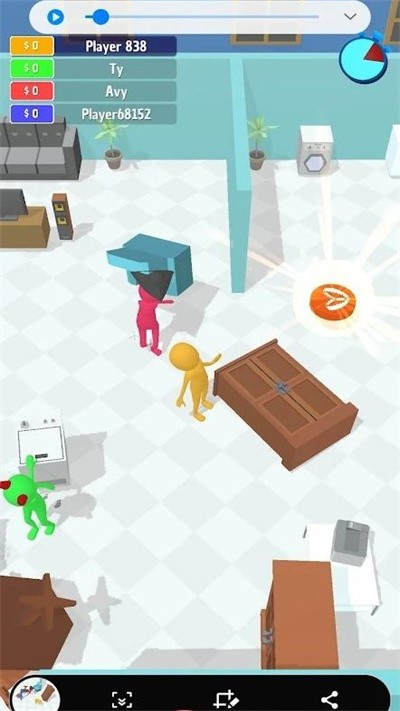 火柴人搬家比� 2